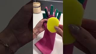 Washing dishes has never been easier! #LifeHack #tips #KitchenHacks #hack #cleaning #kitchentips