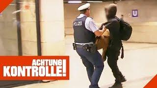 Kein Respekt vor Polizei: "Fass mich nicht an, F*ck dich!" | Achtung Kontrolle | Kabel Eins