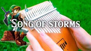 Song of Storms - Legend of Zelda【TABS】| Kalimba Cover