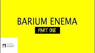 Barium Enema 1