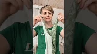 DIY dress with ruffles 