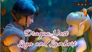 Beautiful Fantasy Animated Movie " Dragon Nest " Liya and Lambert  ( open your eyes )