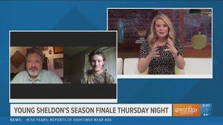 Actors Montana Jordan and Lance Barber talk "Young Sheldon" season 5 finale