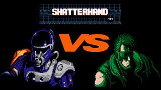 Shatterhand (NES) VS Tokkyū Shirei Solbrain (Famicom) Side By Side