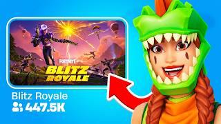 Fortnite's New BLITZ ROYALE Mode is INSANE!