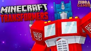 Minecraft Transformers DLC!! - Zebra's Minecraft Fun