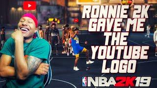 Ronnie 2K gave Duke Dennis his YOUTUBE LOGO! Stretch Big Demigod RETURNS! Best Build NBA 2K19!