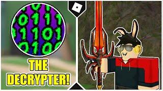 How to get "THE DECRYPTER" BADGE + DECRYPTER SWORD in LEGEND OF THE BONE SWORD RPG! [ROBLOX]