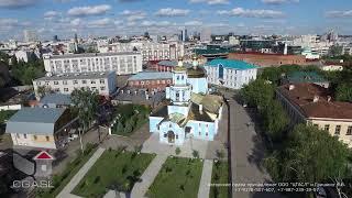 Аэросъемка Тихвинской церкви (г. Казань)