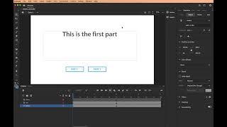 Adobe Animate: Timeline Control with Buttons and Code Snippets