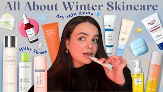 Winter Skincare 101 ️ Milky toners, slugging, masks, sunscreens🩷 Acne prone skin friendly 