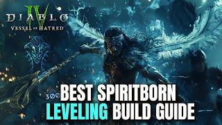 Best Spiritborn Leveling Build Guide - Dominate all the way to Endgame! Vessel of Hatred Diablo 4