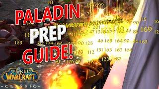 WoW Classic - How To Prep Your Paladin for Prepatch and TBC AOE Farming!!