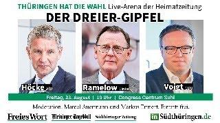 Der dreier Gipfel (Björn Höcke vs Bodo Ramelow vs Mario Voigt)