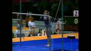 Elena Mukhina (1977) European Championships UB EF (Synchronized sound)