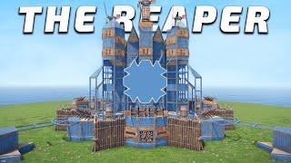 The Reaper - 4X4 Medium Group Rust Base Design | Bunkers, Funnel Wall & More..