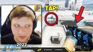 S1MPLE'S AIM IS ON POINT FOR 2022! NEW MOVEMENT TRICK?! CSGO Twitch Clips