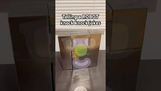 Telling an AI Robot knock knock jokes #shorts