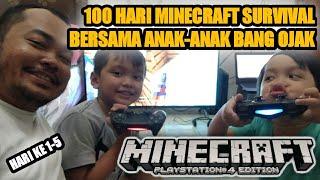 100 Hari Bersama Anak Bang Ojak - Minecraft Survival Indonesia (Hari ke 1-5)