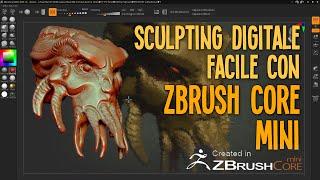 ZBrush Core Mini - imparare la scultura digitale