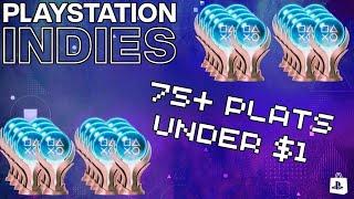 Get Over 75+ EASY Platinums for Under $1 Each! Playstation Indies Sale November 2024