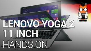 Lenovo Yoga 2 mit 11,6-inch Display im Hands-on - CES 2014 [DEU]