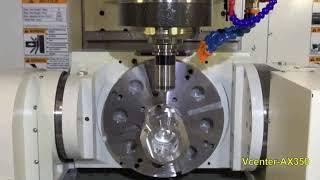 VICTOR TAICHUNG / Vcenter-AX350 4+1 axis machining (sample-1)