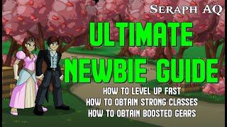 Seraph AQ Ultimate Newbie Guide: Level 1 to Gang Leader - AQW Private Server!