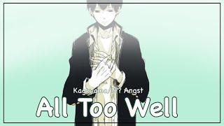 All Too Well | Haikyuu Lyric Convo | Angst | Kageyama x ??? | Requested