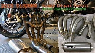 2015 S1000RR Hindle Exhaust Install - Part Two - Headers & Servo Removal