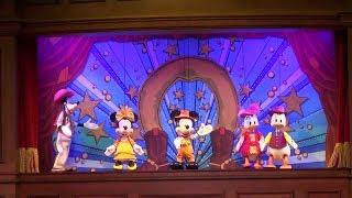 Disneyland Paris Puppet Show Lucky Nugget Saloon Gold Rush Follies Mickey and Friends