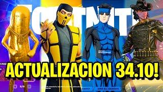 ACTUALIZACION 34.10 DE FORTNITE! (Super Estilos, Scorpion, Invencible Oleada 2, Midas Forajido,Lego)