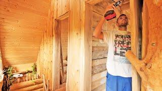 Bedroom Wall and Door Frame / LOG CABIN Building (S4 Ep22)