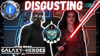 The Dark Side Rey FDC is WAY Too Strong in 3's - 3v3 GAC Kyber 1