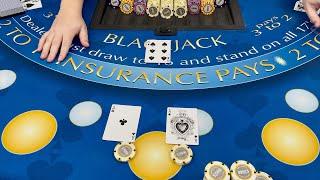 SPLITTING ACES & BLACKJACKS IN $700,000 SUPER HIGH ROLLER BLACKJACK WIN!