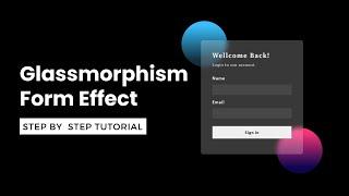 Glassmorphism Form Effect in WordPress Using CSS | WordPress Tips and Tricks