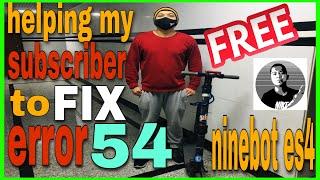 How To Easy Fix ERROR 54 Ninebot es1/es2/es4 | + Tips to PREVENT error | James Angelo TV | Vlog 51