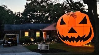 GIANT 26' INFLATABLE PUMPKIN FOR HALLOWEEN on AMAZON!