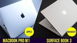 Apple MacBook Pro M1 vs Microsoft Surface Book 3 i7 | Vergleich (deutsch)