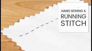 How to Hand Sew a Running Stitch