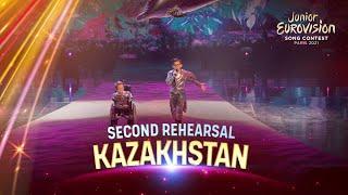 Alinur Khamzin & Beknur Zhanibekuly - Ертегі әлемі (Fairy World) - Second Rehearsal - Kazakhstan 