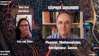 Dr Stephen Wolfram interviewed by Matt Gray