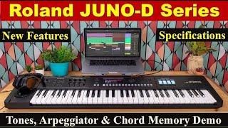 New Roland JUNO-D Series Keyboards 2024 || New Features || Specs || Tones Demo || New Roland JUNO-D6