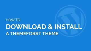 How to install themeforest theme on wordpress