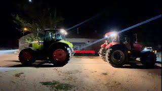 UFAK BİR ÇEKİŞME | CLAAS ARİON 520 vs CASE FARMALL 110A (POMPA+EGZANTRİK]