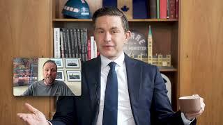Pierre Poilievre Posts Video With BLUE AND WHITE Canadian Flag & His Support Plummets