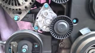 Alternator belt installation KIA Hyundai 2.9CRDi