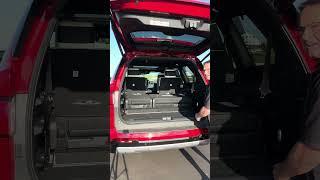 How fast do Toyota Sequoia 3rd row seats fold down? #shorts