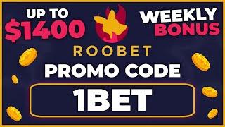 ROOBET PROMO CODE: 1BET - UP TO $1400 WEEKLY BONUS 20% CASHBACK (Roobet Bonus Code)