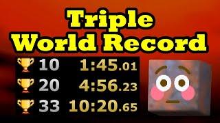 [WR] Bloxorz Glitchless 10/20/33 Levels 1:45.033, 4:56.233, 10:20.660